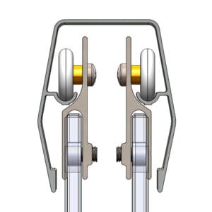Carretilla Cancel 1301 con Cristal Barrenado