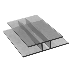 Perfil de Policarbonato Tipo h