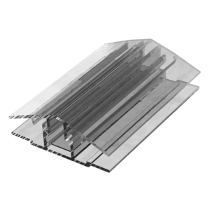 Perfil de Policarbonato Tipo Base Tapa