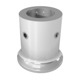 Conector Muro a Tubo con Base Recta