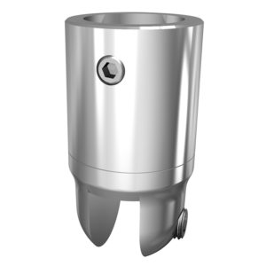 Conector VIdrio a Tubo Recto