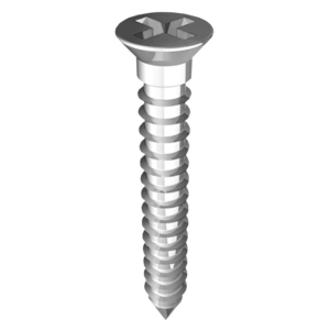 Pija Acero Inox Phillips Cabeza Plana de 10