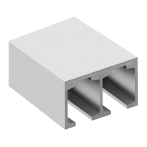 Perfil Doble Corredizo 3m Sistema Chetumal