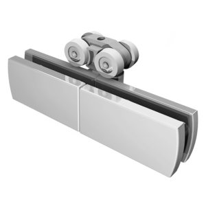 Herraje Superior VIdrio a VIdrio con Carretilla