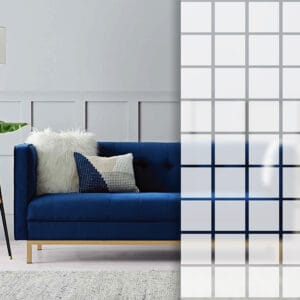 Película Decorativa Cuadros Blancos Grandes